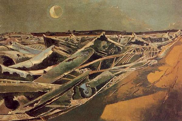 Paul Nash Dead Sea oil painting image